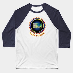Geek Power Baseball T-Shirt